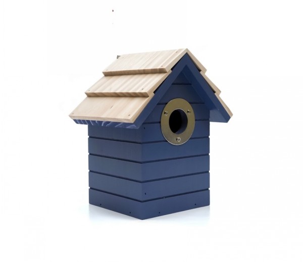 HB Dark Blue Beach Hut Nest Box