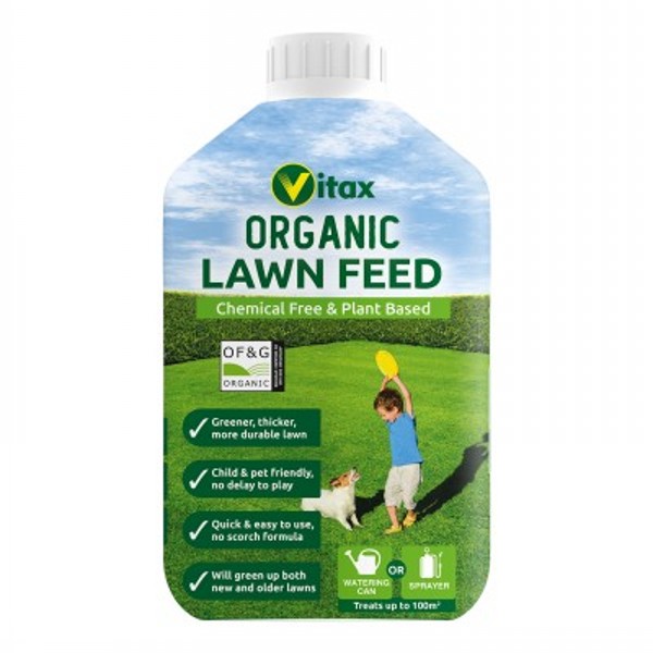 Vitrax Oganic Lawn Feed 1Ltr