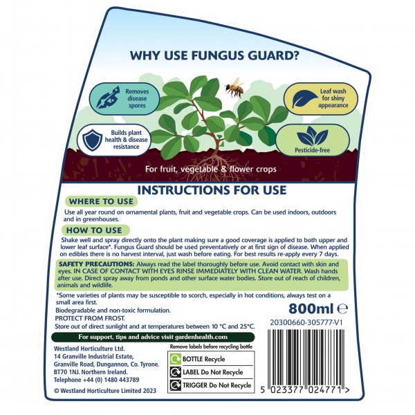 Westland Fungus Guard 800ml - Image 2
